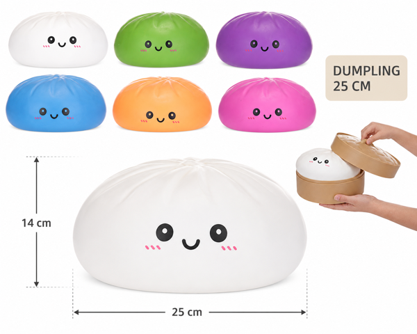 Triton-X - XL Dumpling 25 cm – XXL Squishy 🥟✨