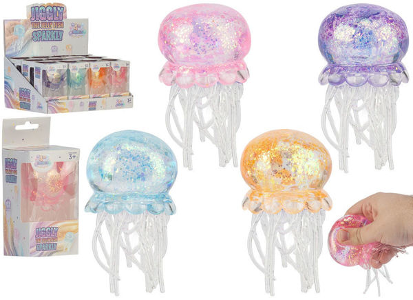 Triton-X - Glitter Jellyfish 10 cm – Maltose Squishy
