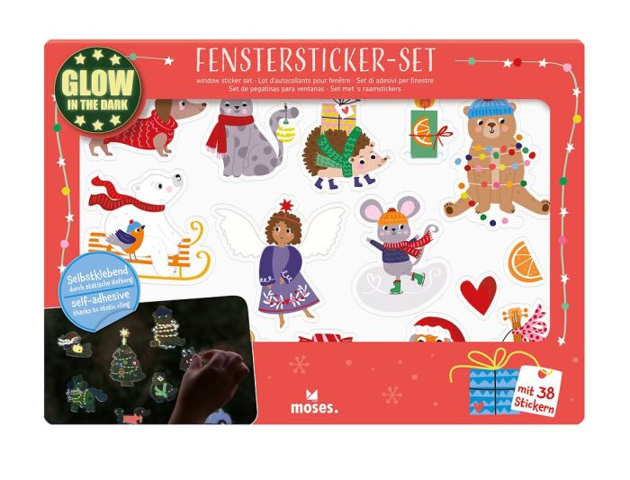 moses - Nachtleuchtendes Fenstersticker-Set - Makimo - Smart Kids