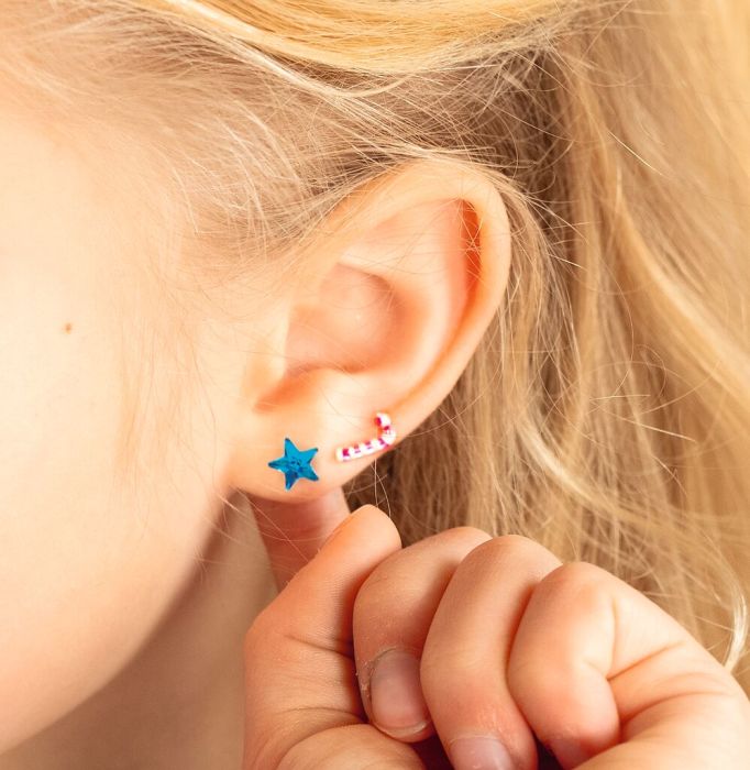 moses - Glitzernde Klebe-Ohrringe – Festlicher Schmuckspaß für Kinder - Makimo - Smart Kids