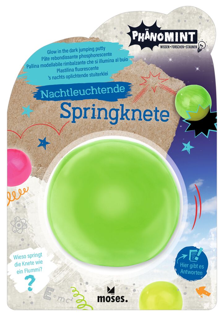 PhänoMINT - Nachtleuchtende Springknete