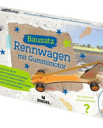 PhänoMINT - Bausatz Rennwagen mit Gummimotor