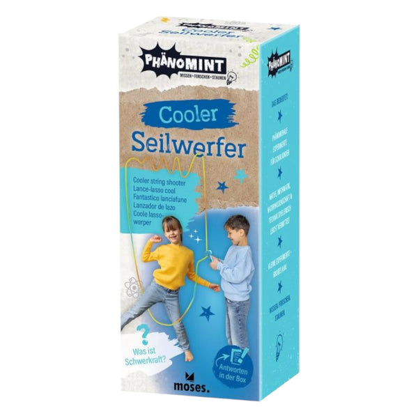 PhänoMINT Cooler Seilwerfer - Elektronisches Springseil mit 3 Schnüren und USB-C - Makimo - Smart Kids