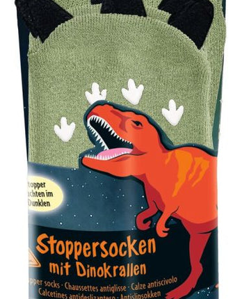 Dino Stoppersocken mit Krallen