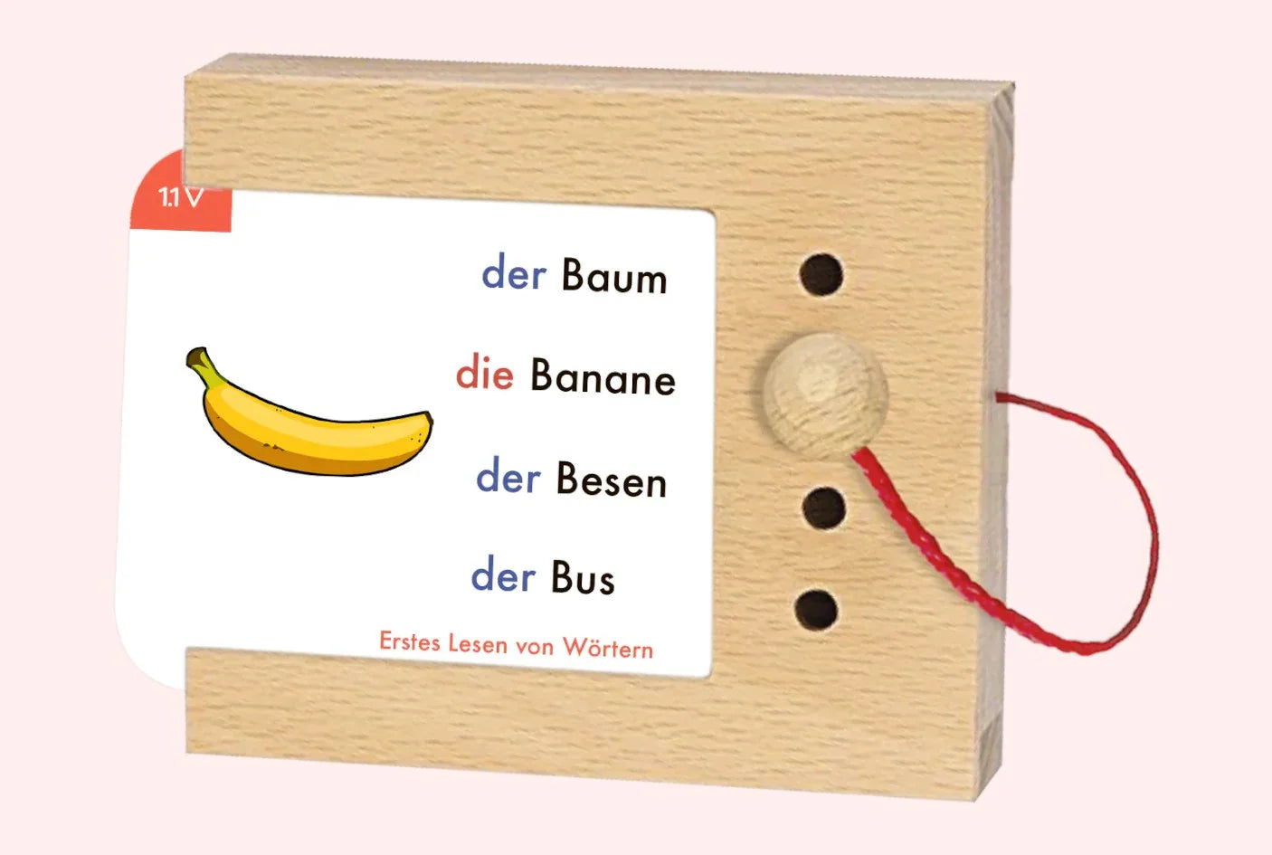 Erstes Lesen von Wörtern - Lochkasten Kartensatz 1. Klasse Deutsch - Makimo - Smart Kids