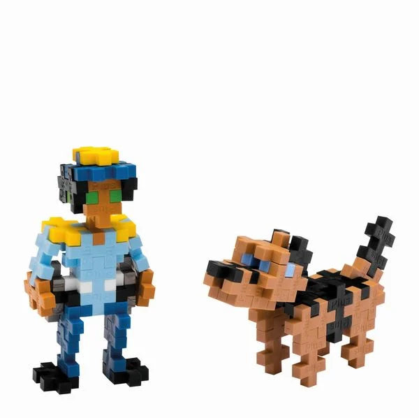 PLUS PLUS Kreativ-Bausteine Polizist – 100 Teile im Tube