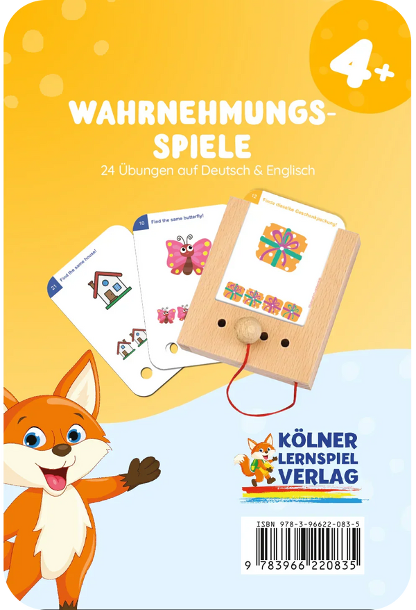 Wahrnehmungsspiele - Lochkasten Kartensatz ab 4 Jahren - Makimo - Smart Kids