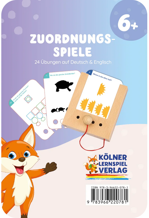 Zuordnungsspiele - Lochkasten Kartensatz Logik Training ab 6 Jahren - Makimo - Smart Kids
