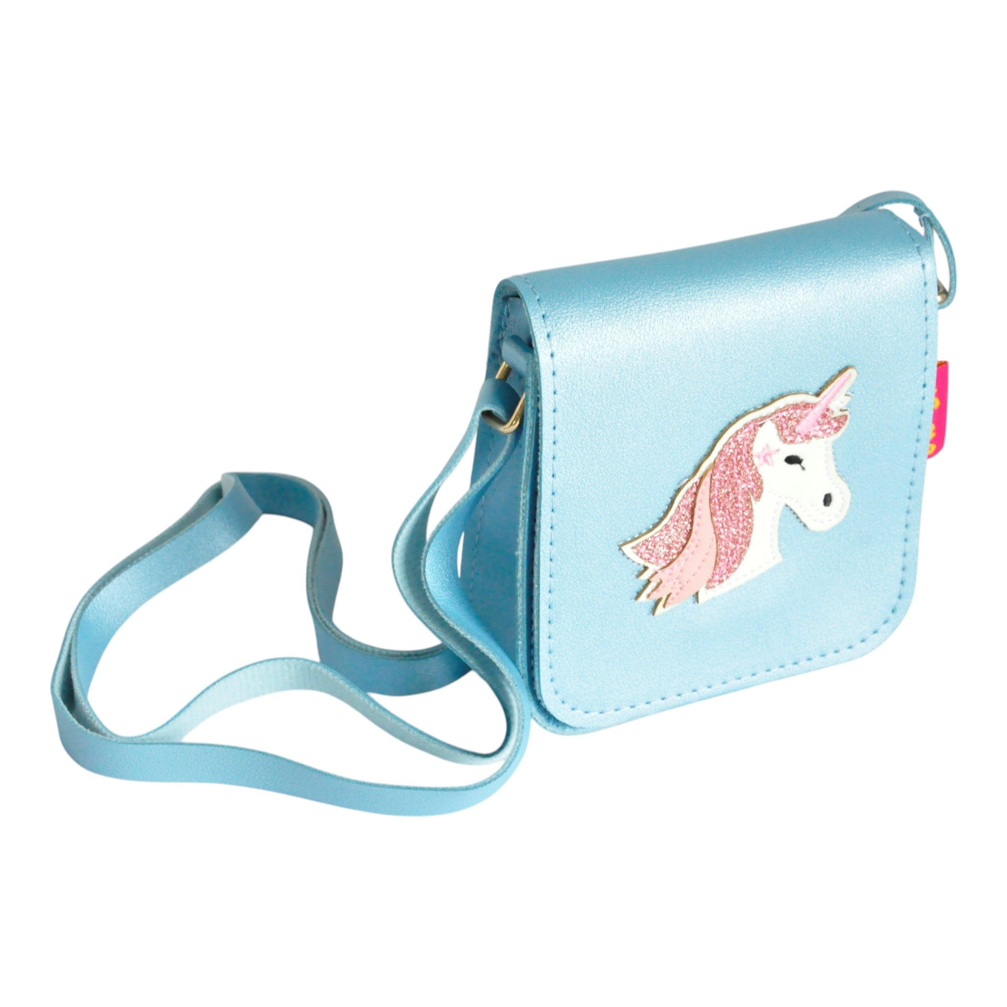 k:s me - Kindertasche "Einhorn" in Metallic Blau