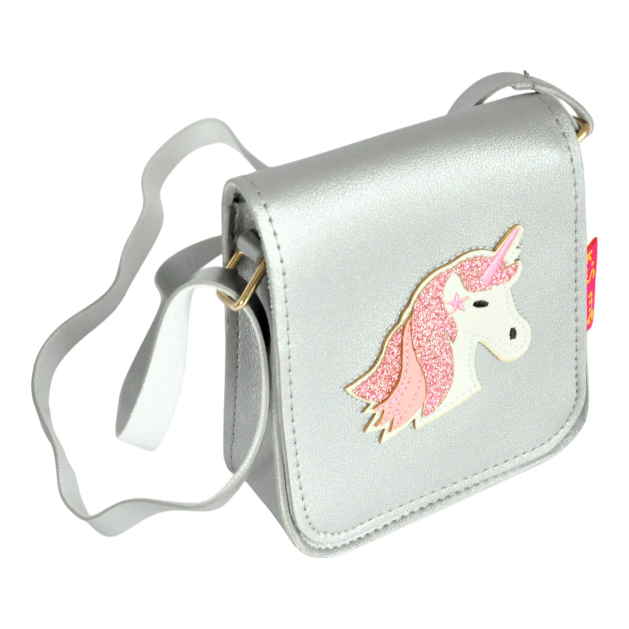 k:s me - Kindertasche "Einhorn" in Metallic Silber