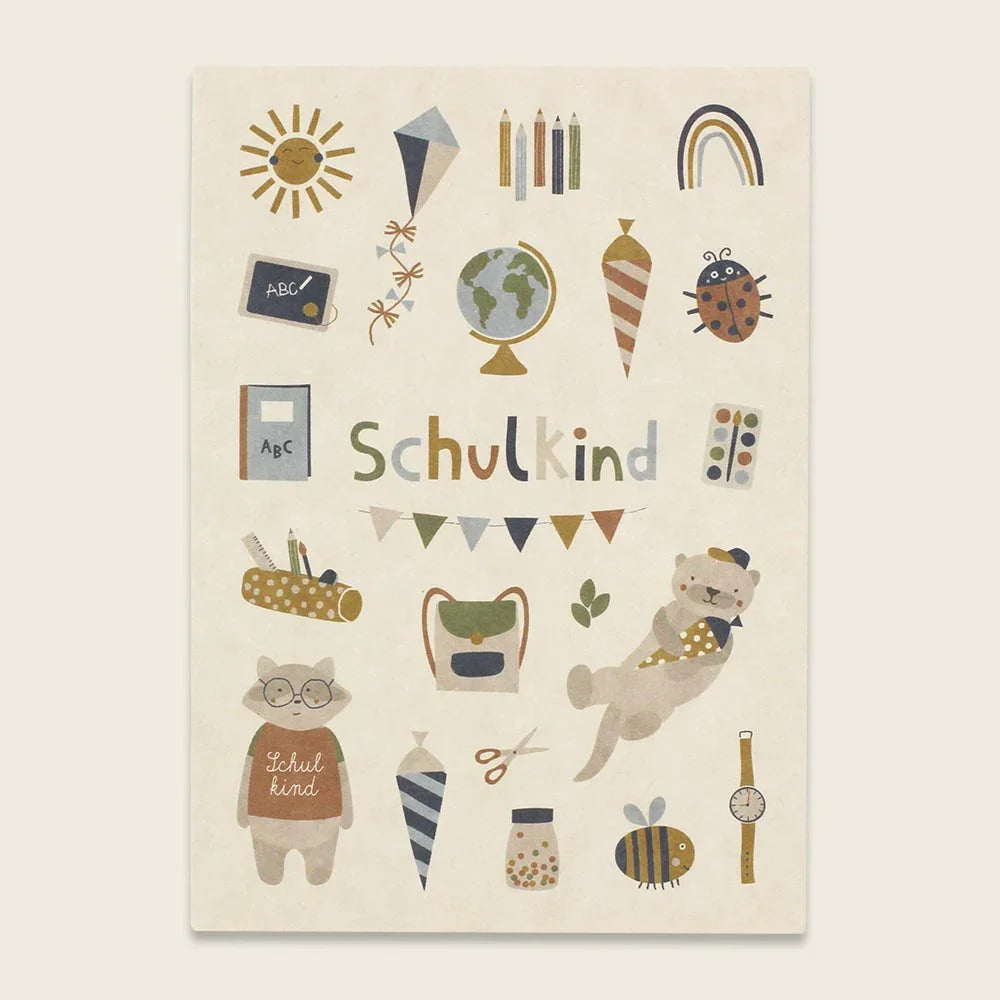 ava&yves - Postkarte Symbole Schulkind - Makimo - Smart Kids