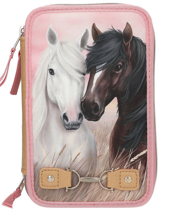 Miss Melody 3 Fach Federtasche DUSTY ROSE