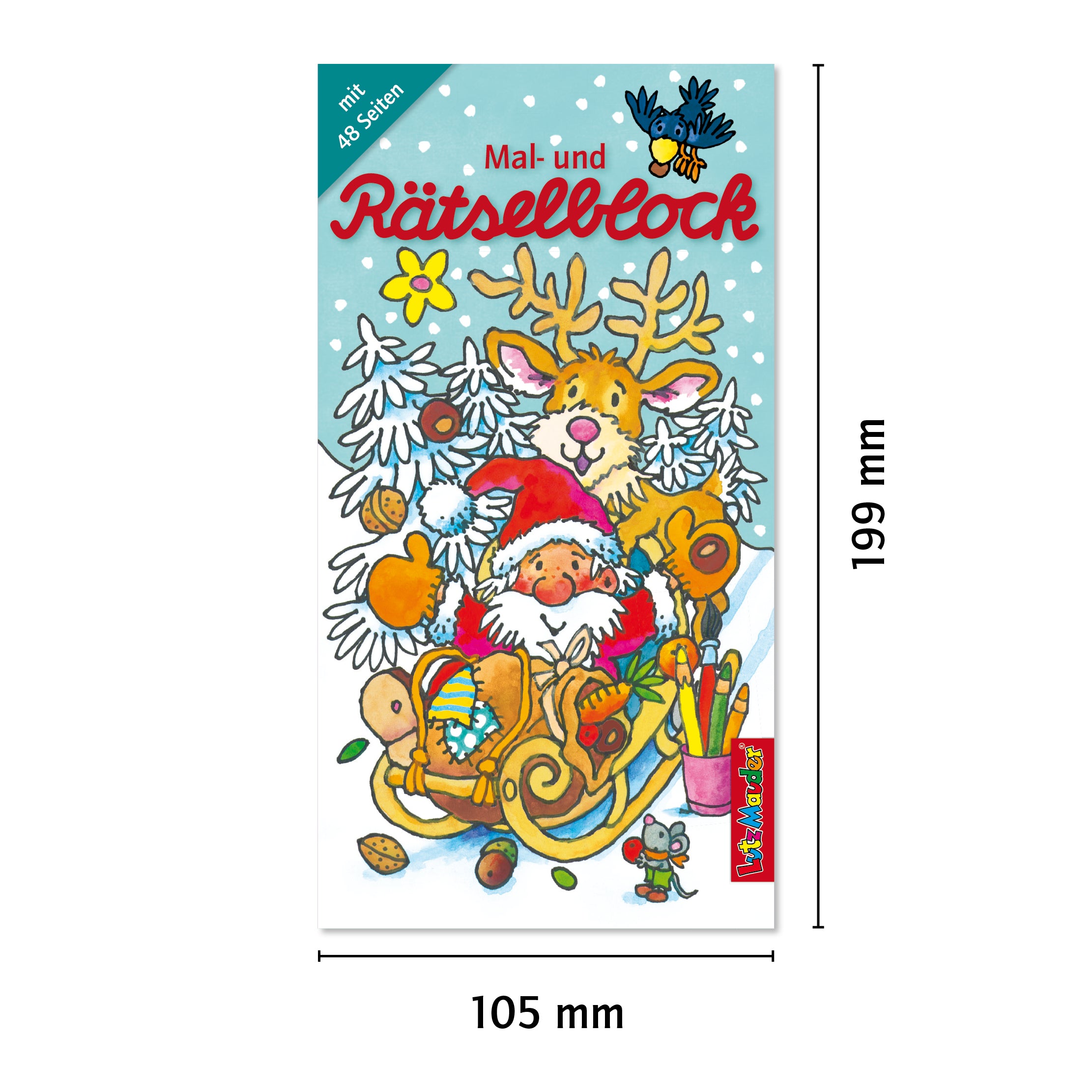 Rätselblock Weihnachten 2 – Mini-Rätselspaß für Kinder im Advent - Makimo - Smart Kids