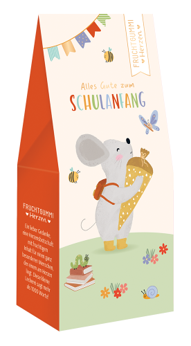 Grafikwerkstatt - Fruchtgummi 70g - Schulanfang - Alles Gute zum Schulanfang