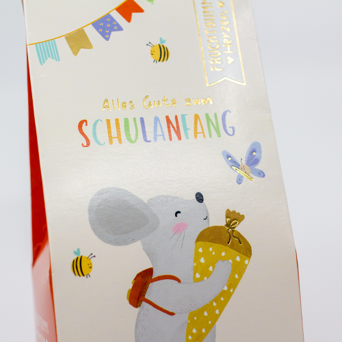 Grafikwerkstatt - Fruchtgummi 70g - Schulanfang - Alles Gute zum Schulanfang