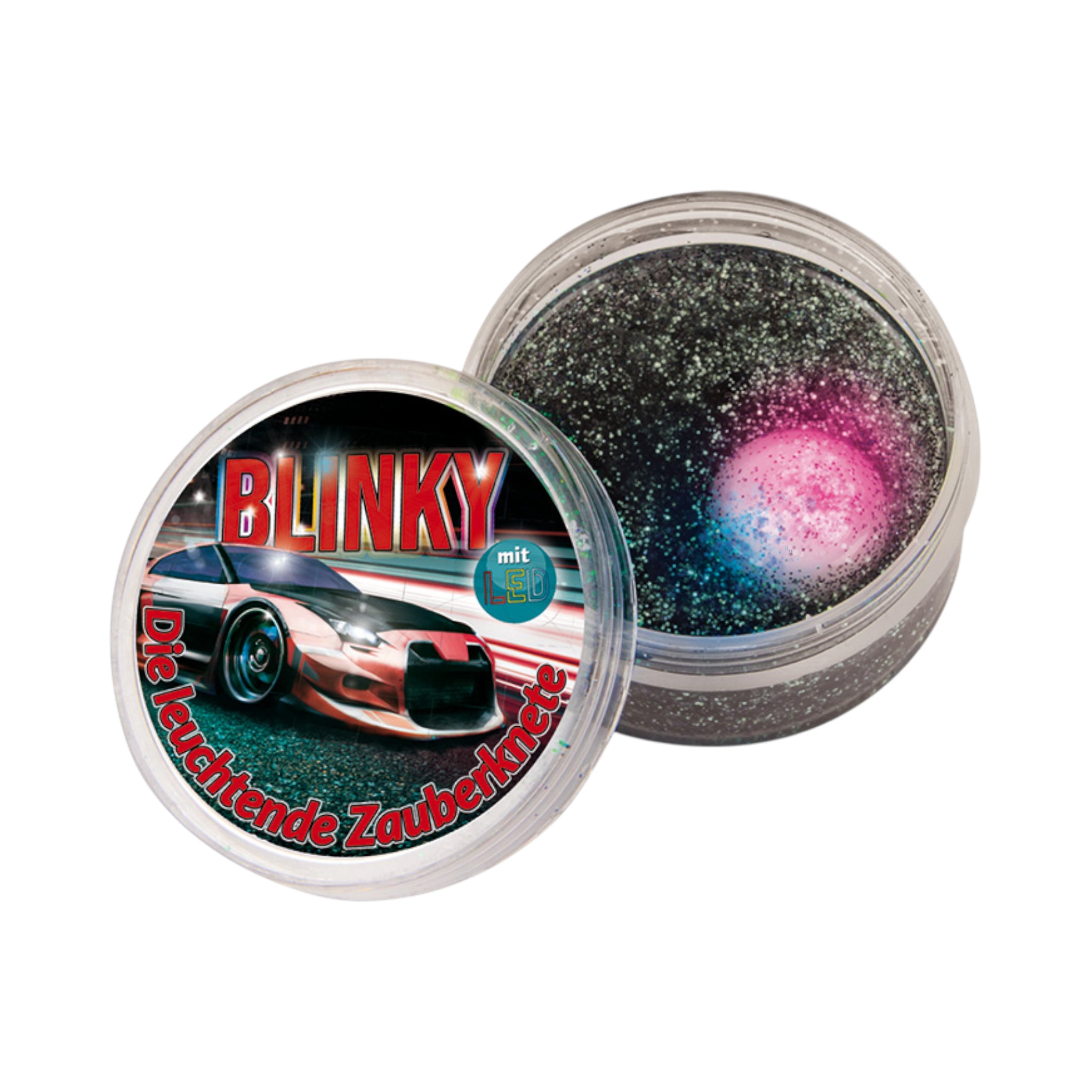 TapirElla Zauberknete Blinky Autos - Leuchtend mit LED Ball - Makimo - Smart Kids