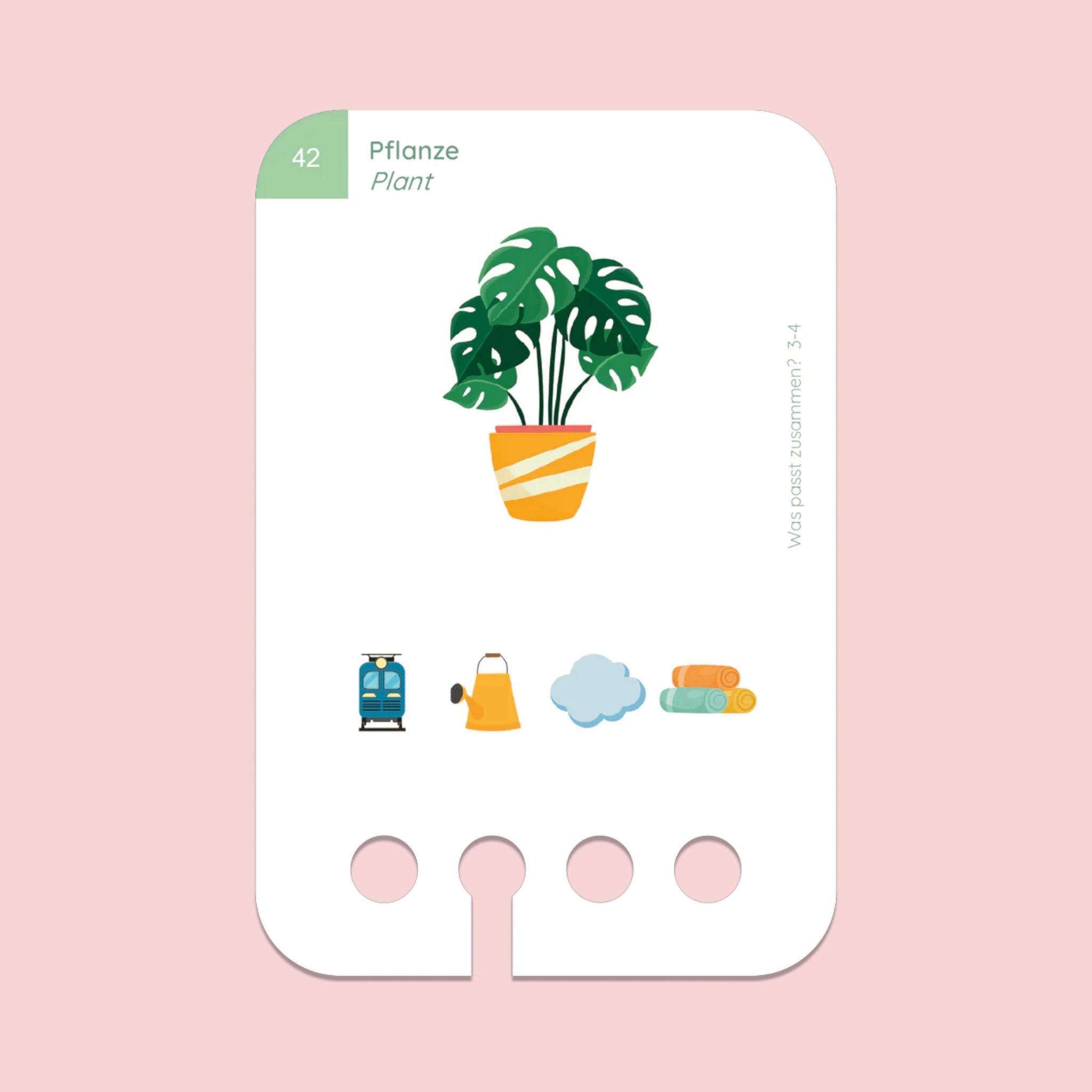 Was passt zusammen? 3-4 Lernkarten - Lochkasten Zuordnungsspiele - Makimo - Smart Kids