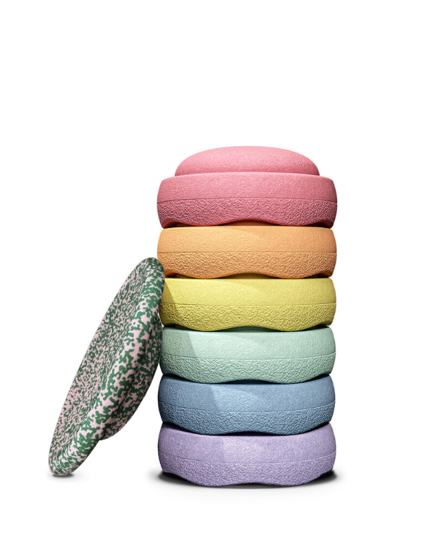 Stapelstein® Blush Special Rainbow Set pastel - Makimo - Smart Kids
