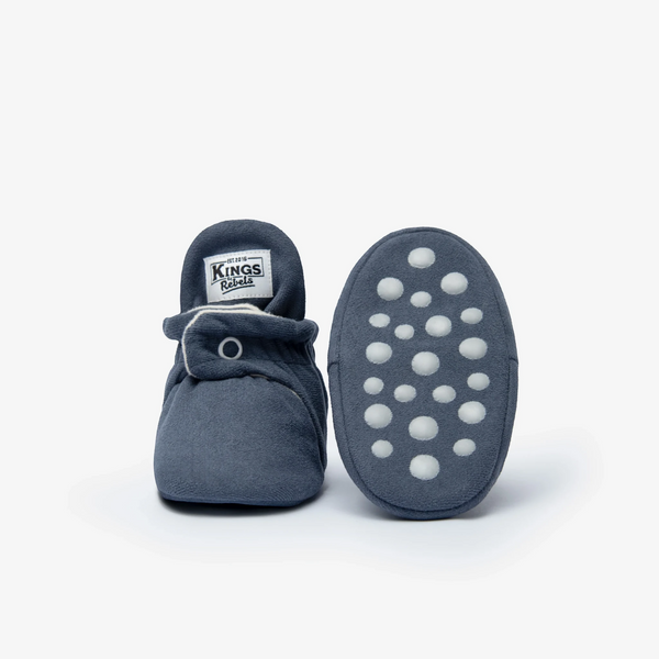 Kings & Rebels Gamuza Gripper Babyschuhe - Night Blue - Makimo - Smart Kids