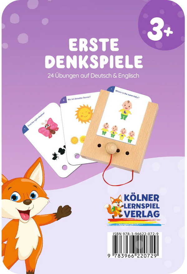 Erste Denkspiele - Lochkasten Kartensatz Logik Training ab 3 Jahren - Makimo - Smart Kids
