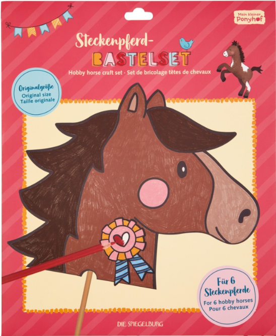 Steckenpferd-Bastelset – Mein kleiner Ponyhof