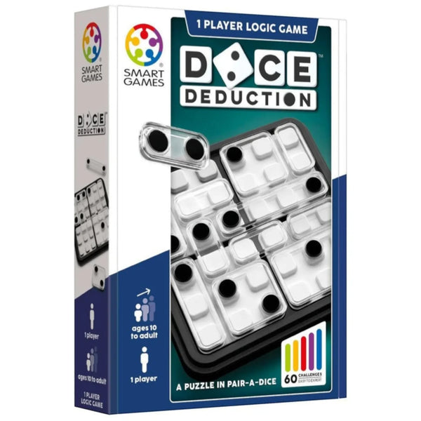 SmartGames Dice Deduction - Solitär Logikspiel Knobelspaß in Würfelform - Makimo - Smart Kids