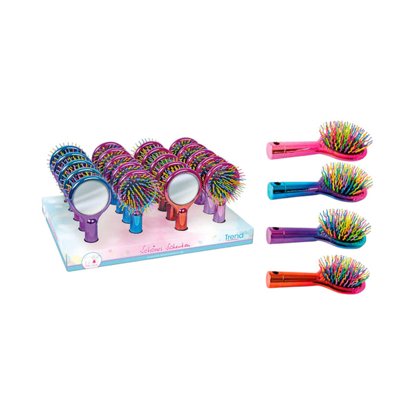 Spiegelhaarbürste mit Metallic-Effekt - Makimo - Smart Kids
