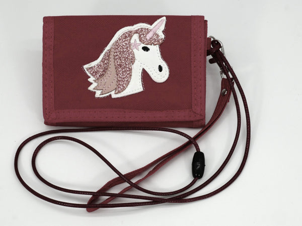 k:s me - Brustbeutel Einhorn - Kirschrot