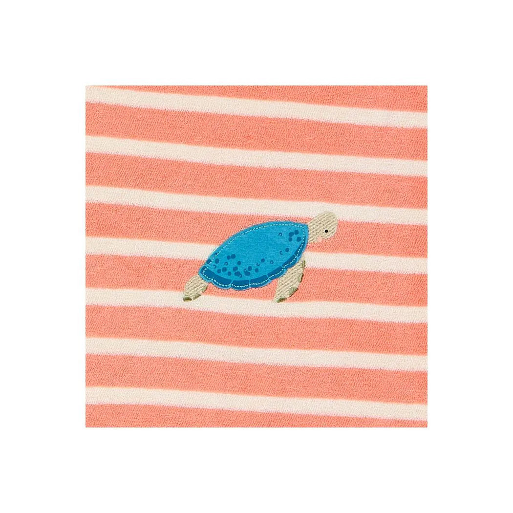 Sense Organics - Kinder Badeponcho mit Schildkröten-Motiv – Modell ALVI