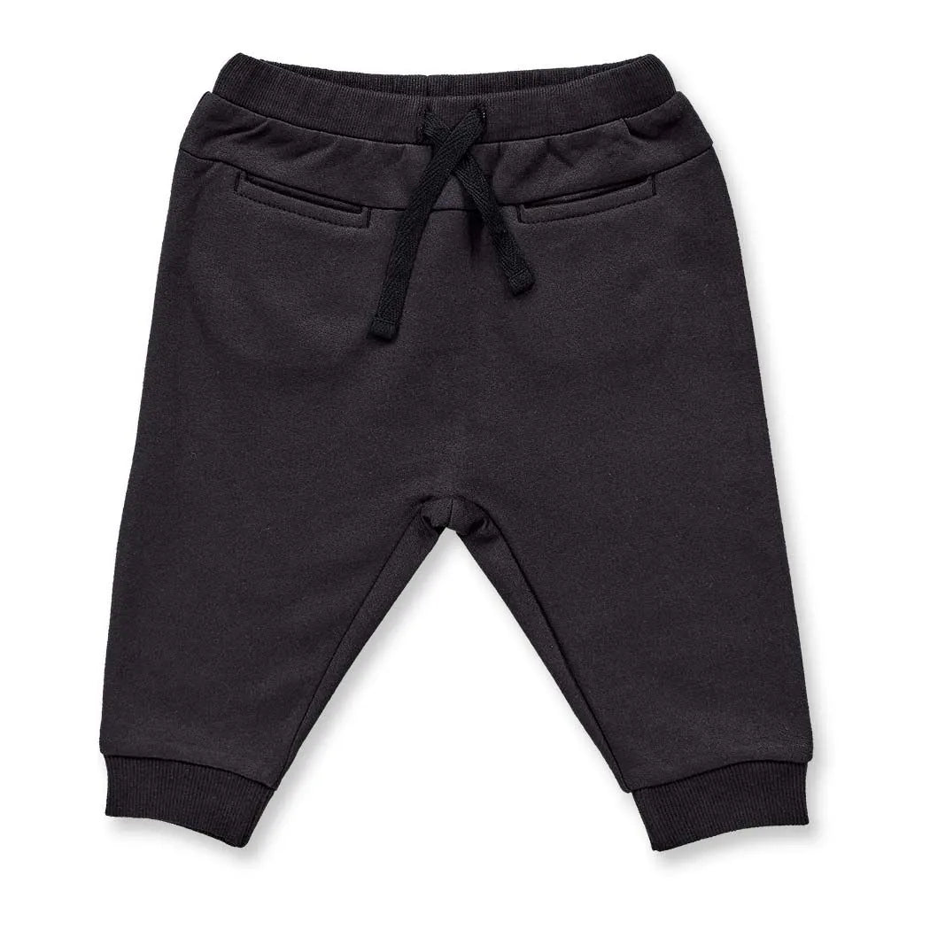 Sense Organics CANDY Baby Sweathose Schwarz Basic GOTS - Makimo - Smart Kids