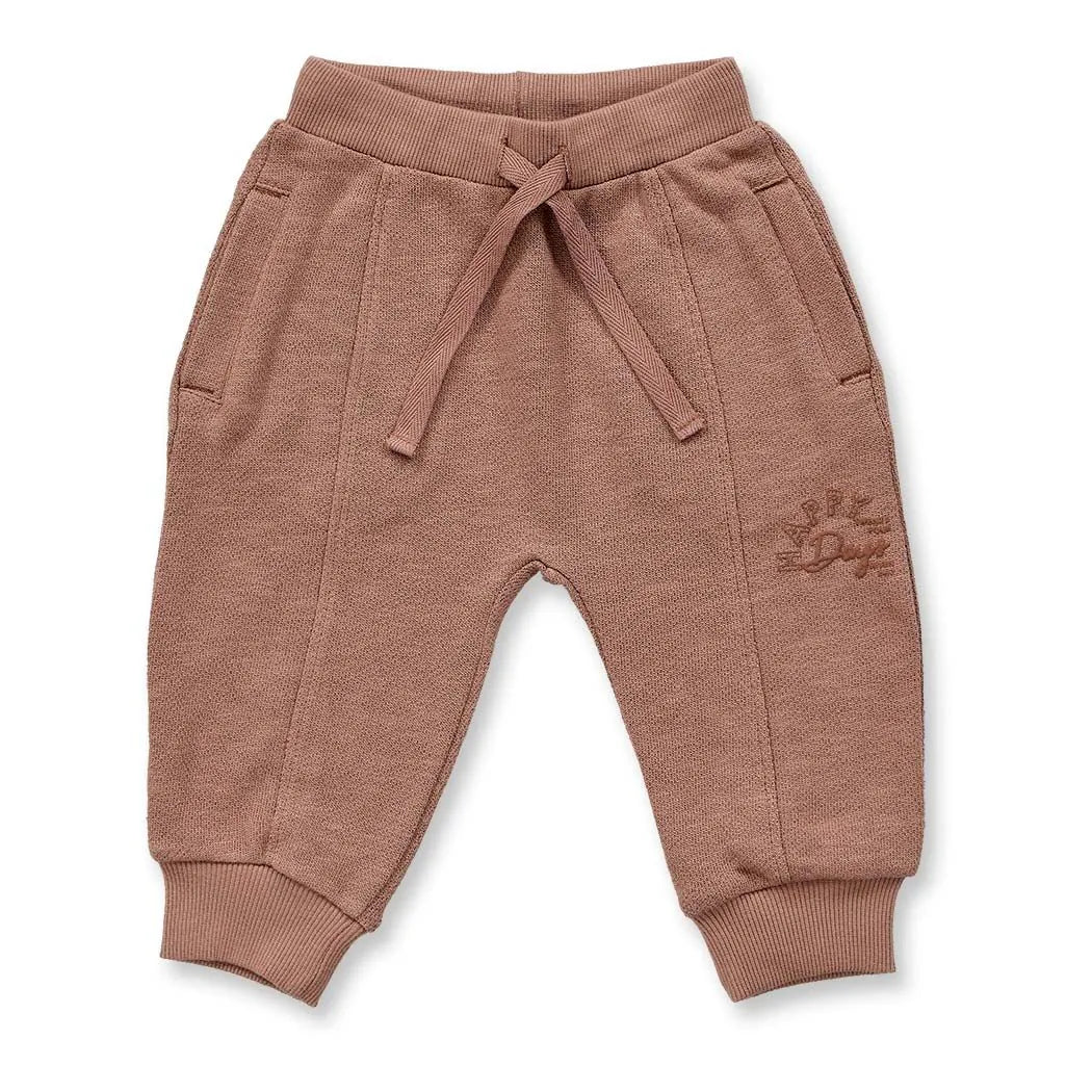 Sense Organics HAUKE Baby Sweathose Nougatbraun Slub GOTS - Makimo - Smart Kids