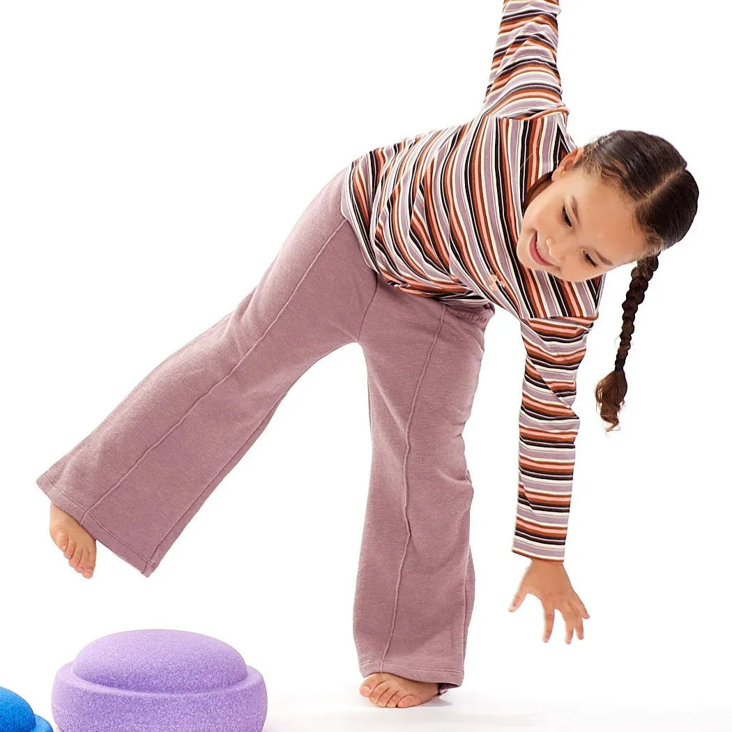 Sense Organics JAANE Sweathose Mauve Slub Jogginghose GOTS - Makimo - Smart Kids