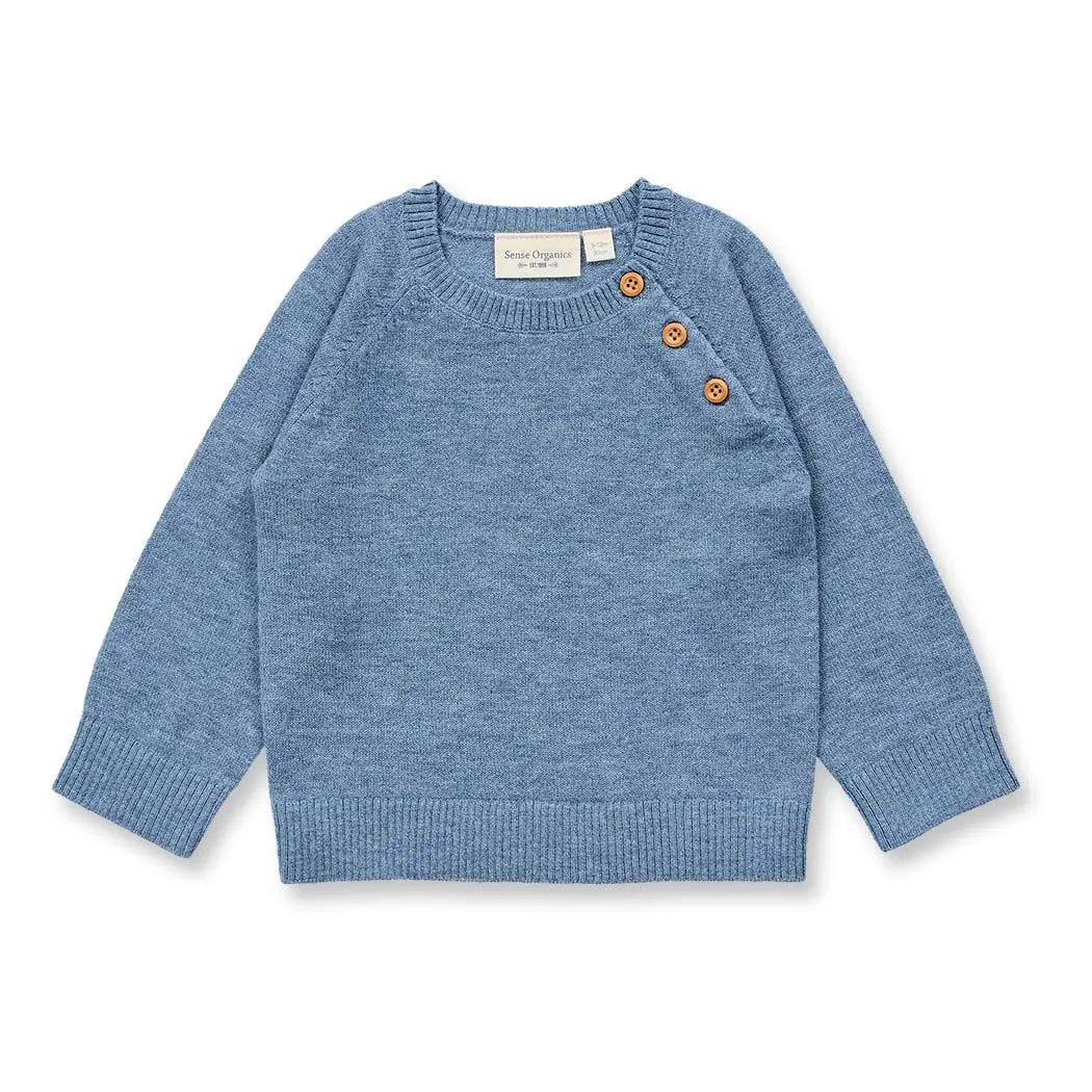Sense Organics SIROO Baby Merino Strickpullover RWS Melange - Makimo - Smart Kids