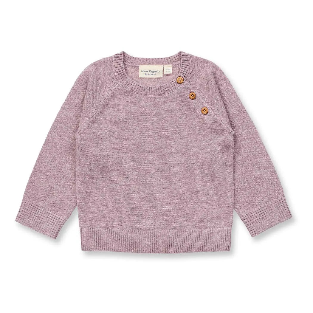 Sense Organics SIROO Baby Merino Strickpullover RWS Melange - Makimo - Smart Kids