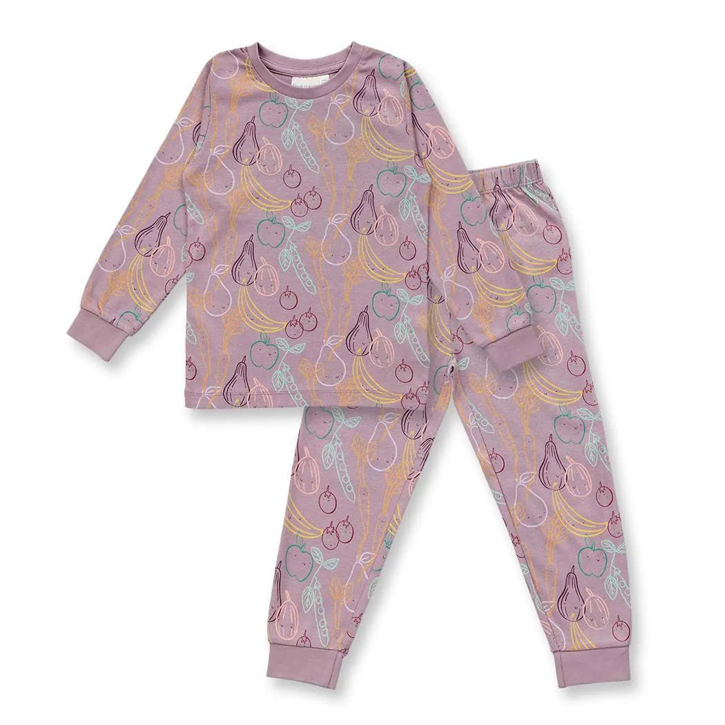 Sense Organics LONG JOHN Kinder Pyjama Single Rib GOTS FLO - Makimo - Smart Kids
