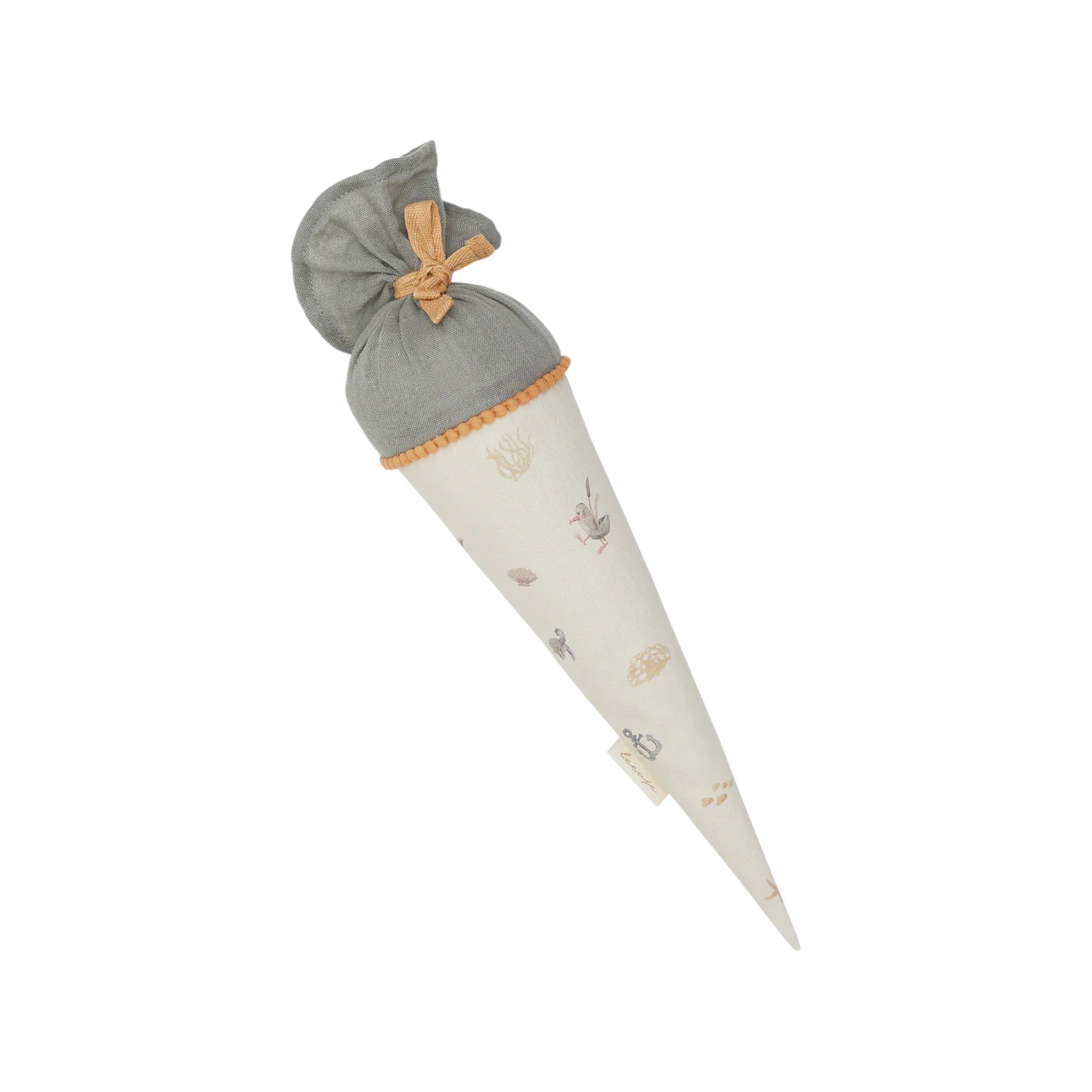 leevje – Kitatüte klein „Seagull“ mit Pappkegel & Füllkissen