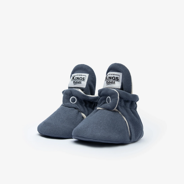 Kings & Rebels Gamuza Classic Babyschuhe - Night Blue - Makimo - Smart Kids