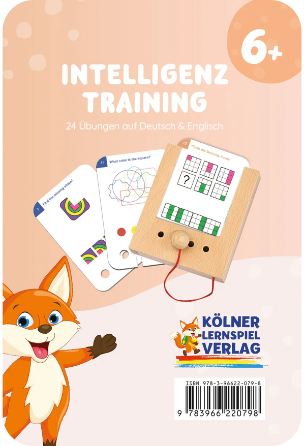 Intelligenz Training - Lochkasten Kartensatz ab 6 Jahren - Makimo - Smart Kids