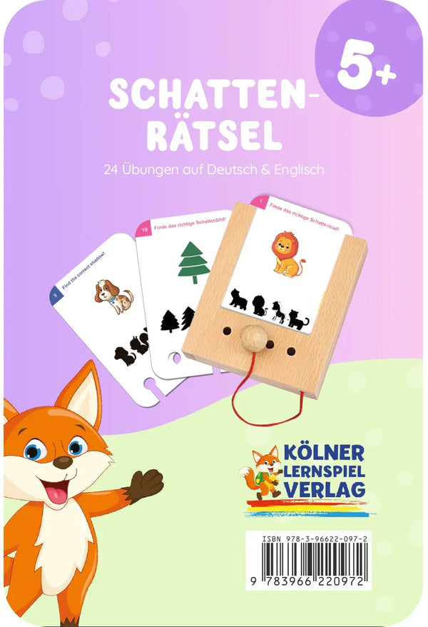 Schattenrätsel - Lochkasten Kartensatz ab 5 Jahren - Makimo - Smart Kids