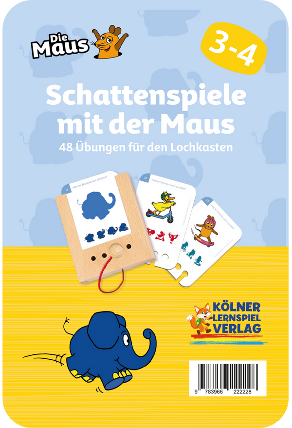 Schattenspiele mit der Maus 3-4 - Lochkasten Kartensatz - Makimo - Smart Kids