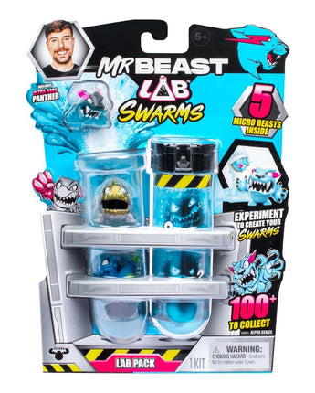 MrBeast Lab Swarms – 5er Pack, Blindverpackung, 100+ Figuren zum Sammeln