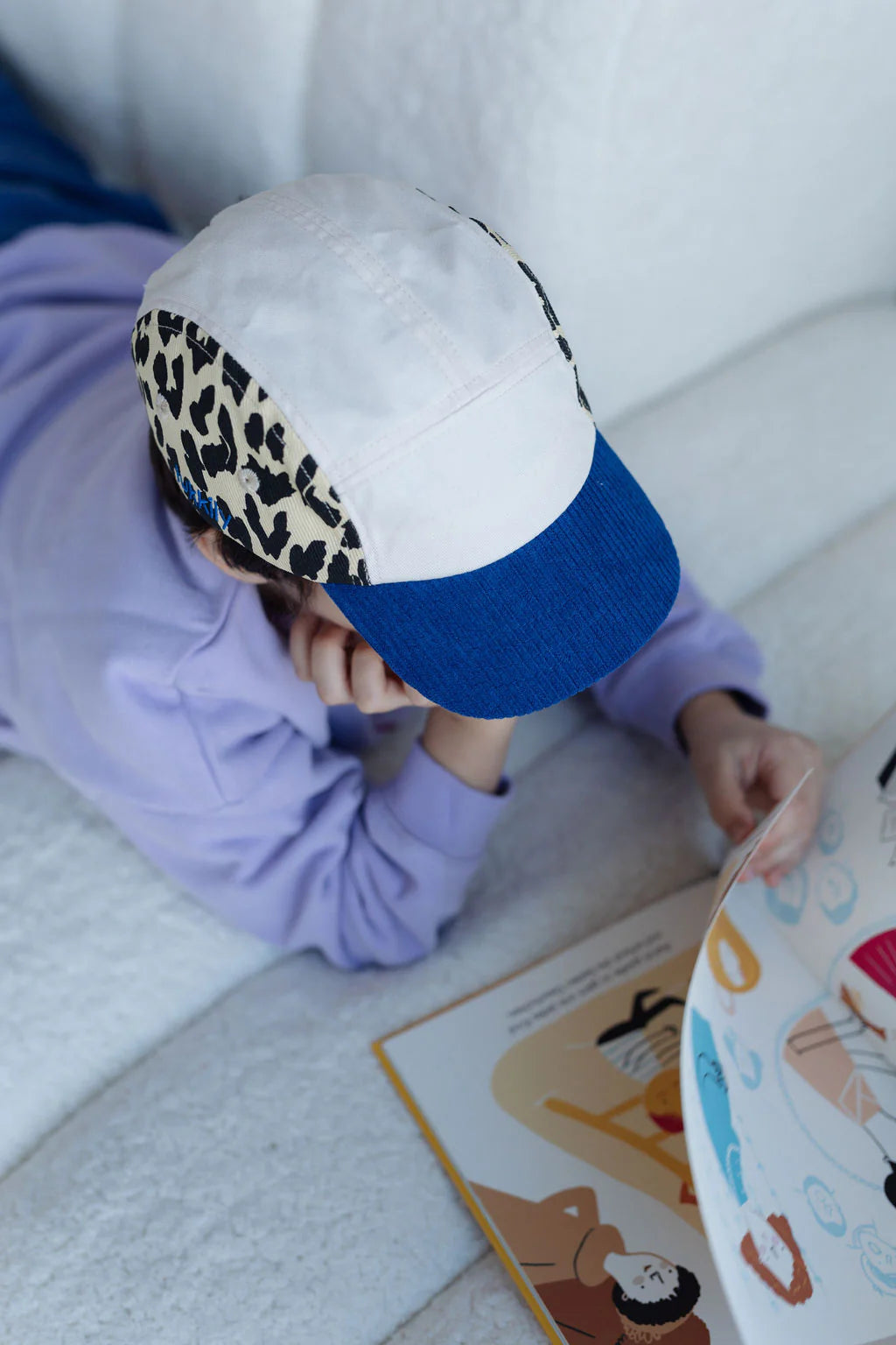 Lukkily - Cap "Leo" - nature/blue