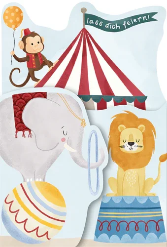 Grafikwerkstatt - Konturkarte "frech, wild & wunderbar" - Zirkus - Makimo - Smart Kids