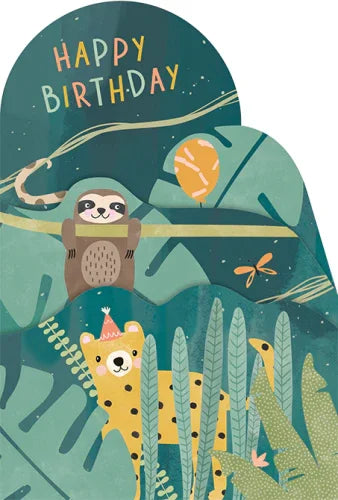Grafikwerkstatt - Konturkarte "frech, wild & wunderbar" - Happy Birthday - Makimo - Smart Kids