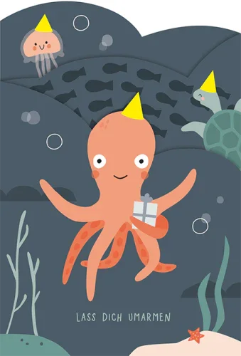 Grafikwerkstatt - Konturkarte "frech, wild & wunderbar" - Meerestiere - Makimo - Smart Kids