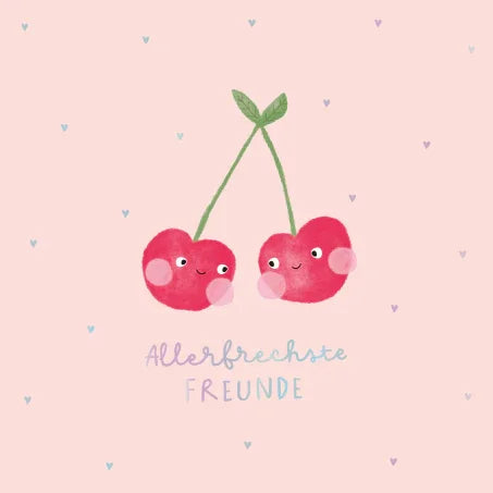 Grafikwerkstatt - Quadratische Doppelkarte "frech, wild & wunderbar" - Allerfrechste Freunde - Makimo - Smart Kids