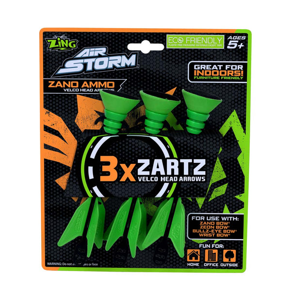 Air Storm Velcro Arrows – Ersatzpfeile für Bullz Eye Bow - 3er Set