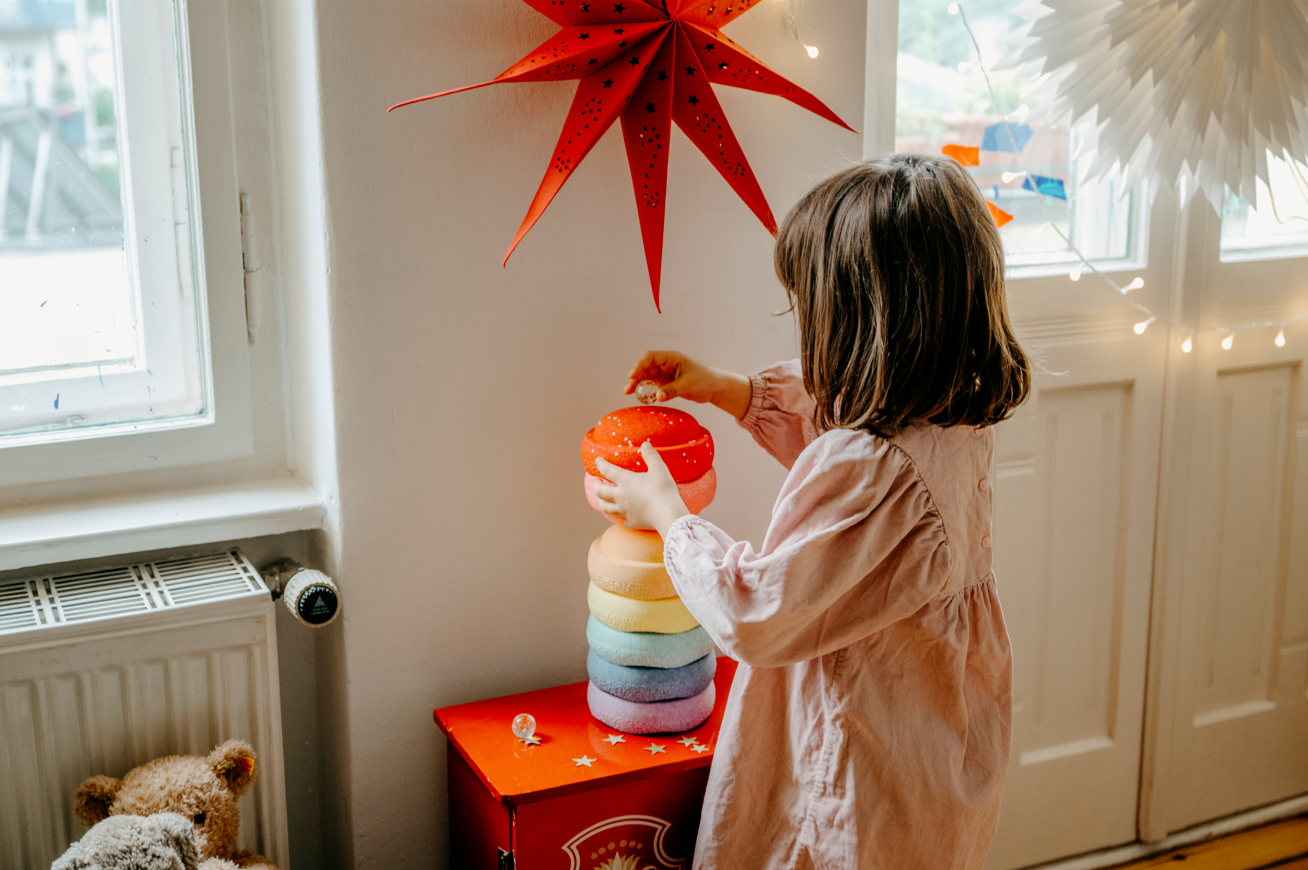 Stapelstein® Mini Rainbow Blush Special - Limitierte Winter Edition - Makimo - Smart Kids