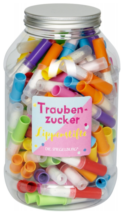 Traubenzucker Lippenstifte – Bunte Geschenke