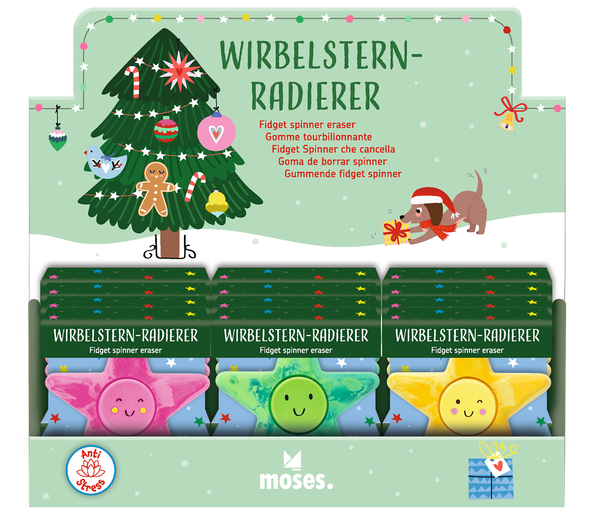 Moses - Wirbelstern-Radierer – Radierer & Fidget Spinner